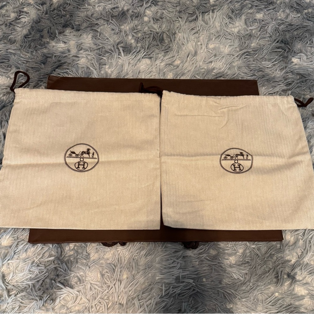 Hermès Dust Bags bundle 12.5X12.5 inches